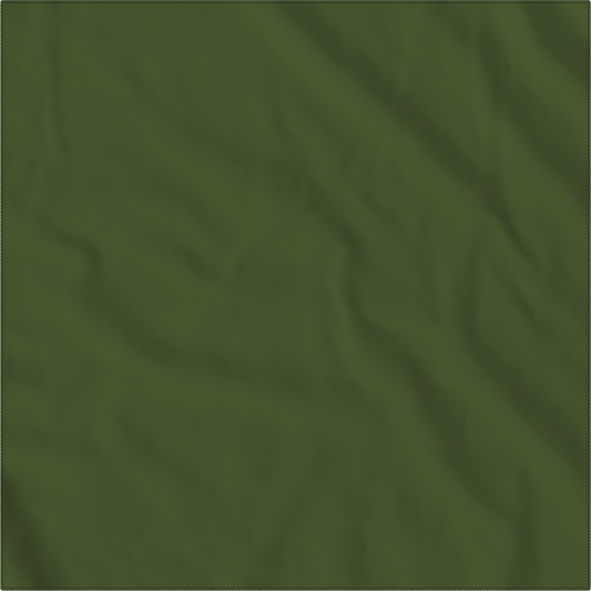 Olive Solid Color Bandanna 4 Pack - Cotton 22x22 fabric showcase