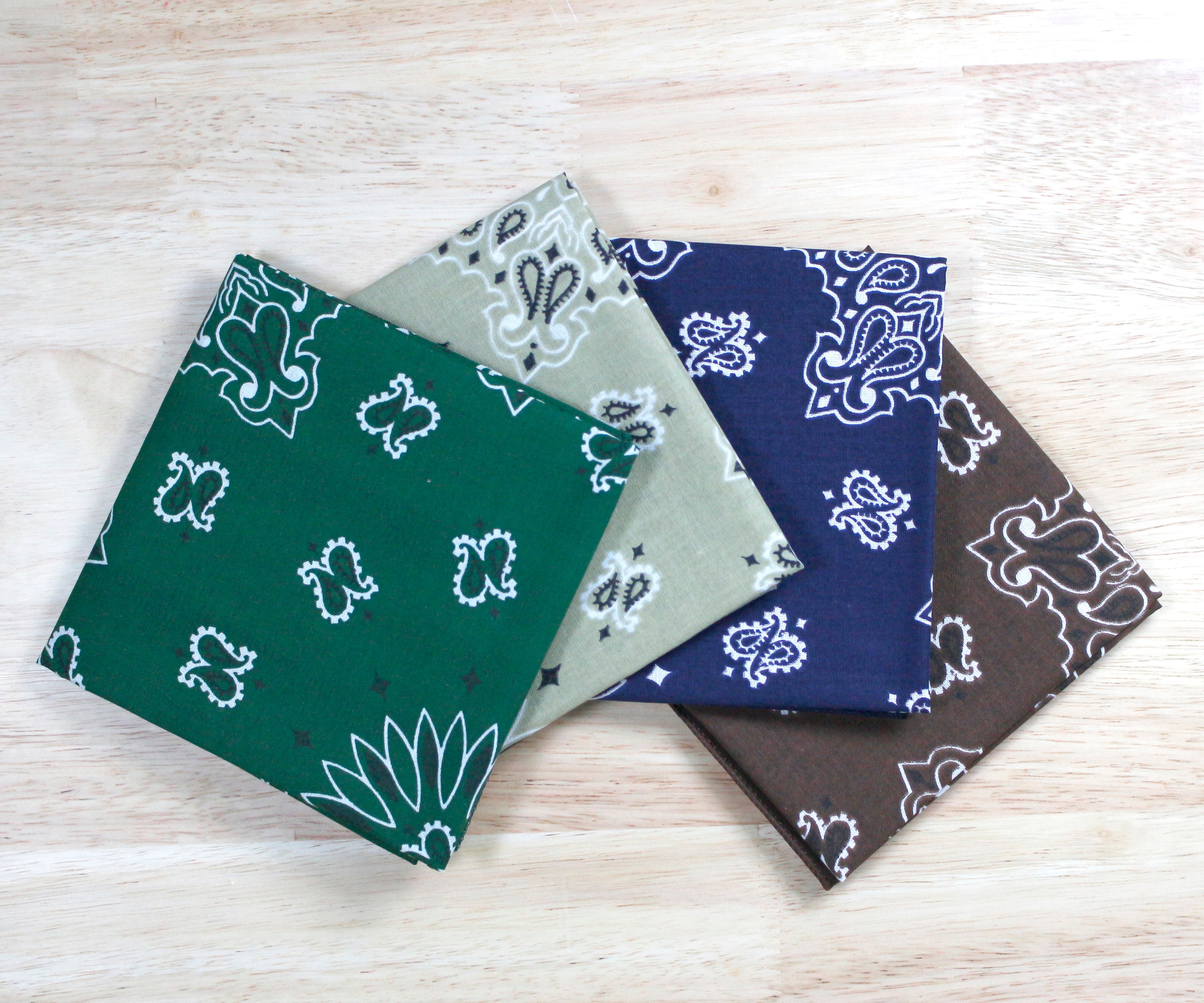 Birchwood Bandanna Assortment 4-Pack - Made In The USA