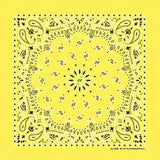 yellow paisley bandana bandanna