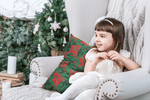 girl in chair with pillow