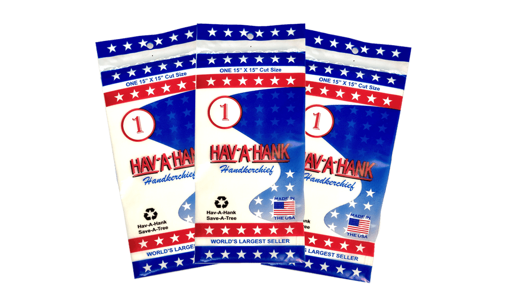 HAV-A-HANK 1 PC USA MADE HANDKERCHIEF HAV-A-HANK 1 PC USA MADE HANDKERCHIEF