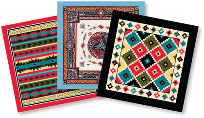 Patriotic Bandanna wreath hung on door