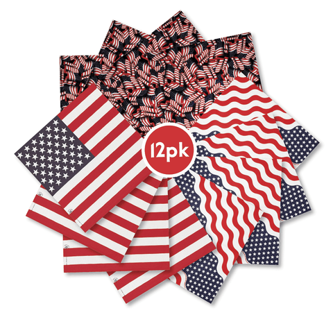 22" BANDANNA - 12 PACKS - The Bandanna Store