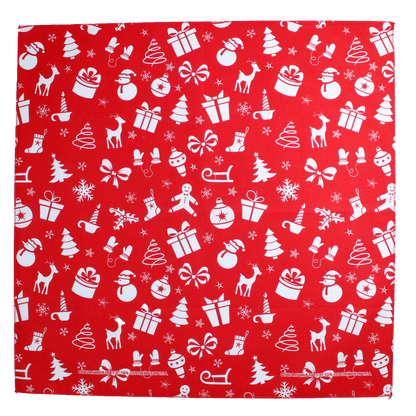 Jingle Joy Bandanna Assortment 4-Pack - Made In The USA