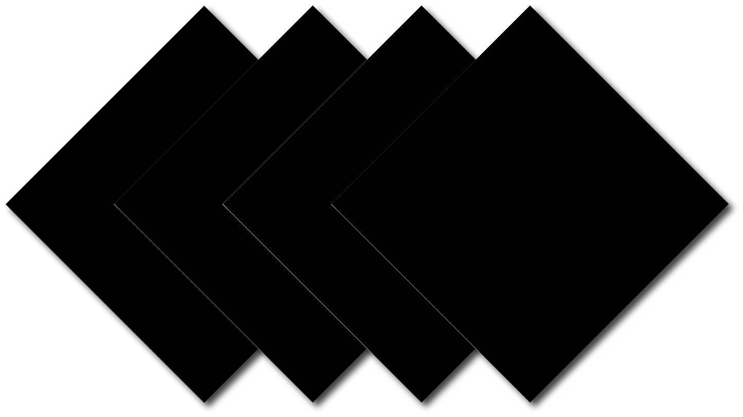 SOLID COLOR 22" BANDANNAS - 4 Pack in a stack, showcasing large cotton bandanas in solid colors made in the USA.