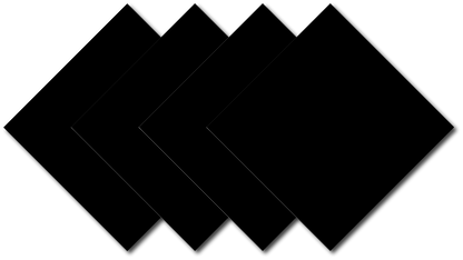 SOLID COLOR 22" BANDANNAS - 4 Pack in a stack, showcasing large cotton bandanas in solid colors made in the USA.