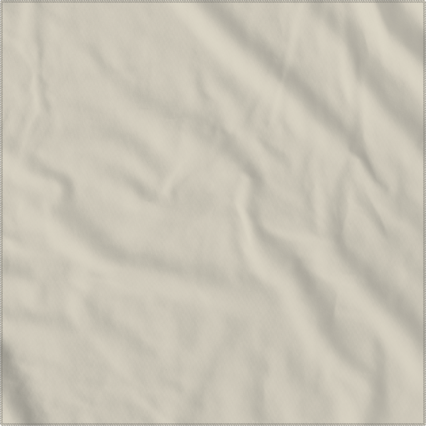 Natural Solid Color Bandanna 4 Pack - Cotton 22x22, large 22-inch blank square bandanna, perfect for customization, made in USA.