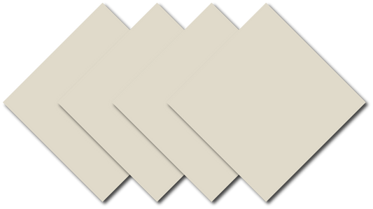 Natural Solid Color Bandanna 4 Pack - Cotton 22x22