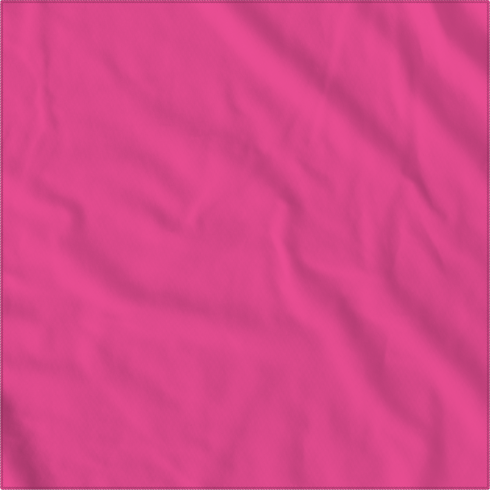 Hot Pink Solid Color Bandanna 4 Pack - Cotton 22x22 displaying a vibrant fabric texture
