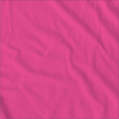 Hot Pink Solid Color Bandanna 4 Pack - Cotton 22x22 displaying a vibrant fabric texture
