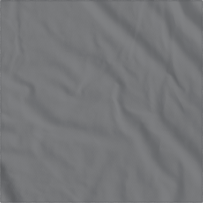 Silver Grey Solid Color Bandanna 4 Pack - Cotton 22x22, large 22” x 22” cotton bandanna, solid grey fabric, USA made, customizable accessory