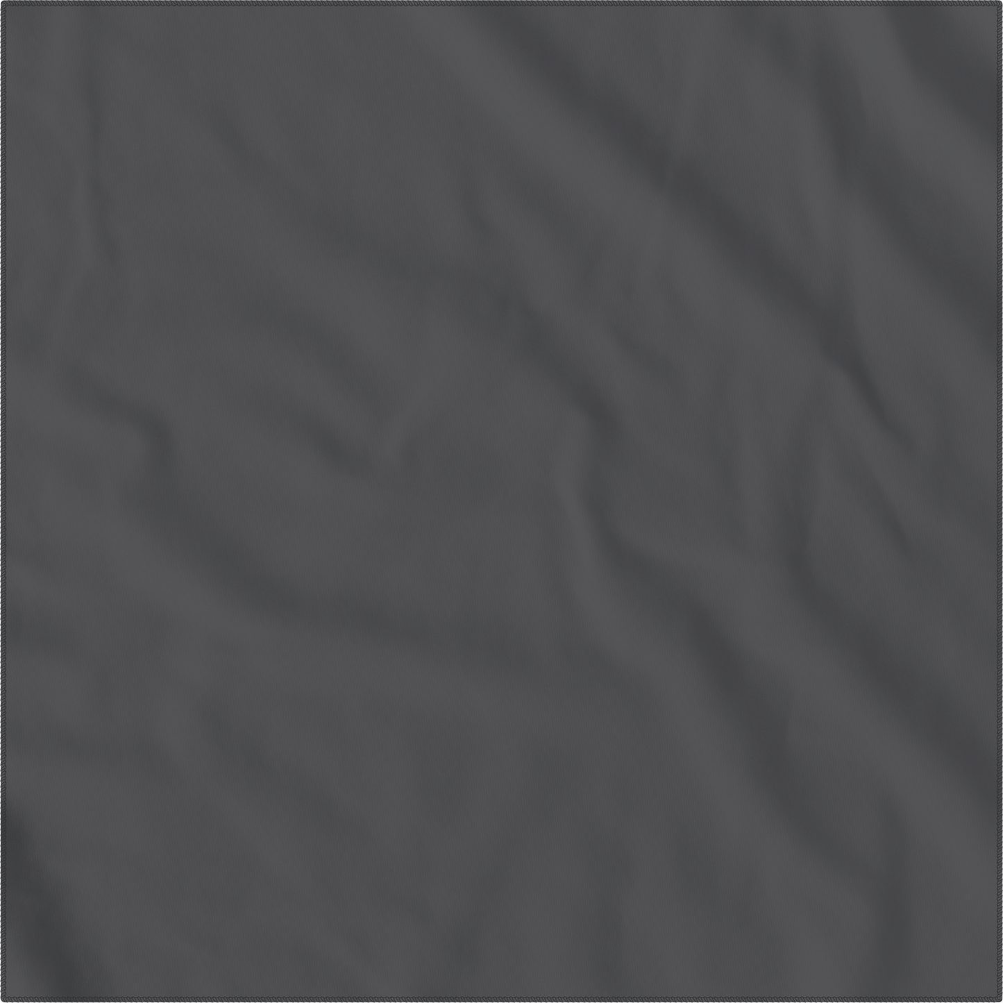 Charcoal Solid Color Bandanna 4 Pack - Cotton 22x22 fabric texture