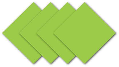 Lime Solid Color Bandanna 4 Pack - Cotton 22x22 in lime green, featuring four large square cotton bandannas made in the USA.