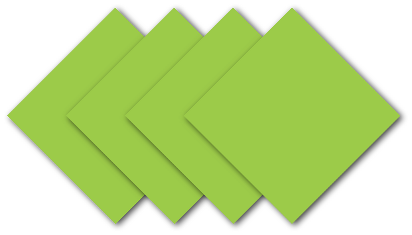 SOLID COLOR 22" BANDANNAS - 4 Pack displays four large green cotton bandannas in a stack.