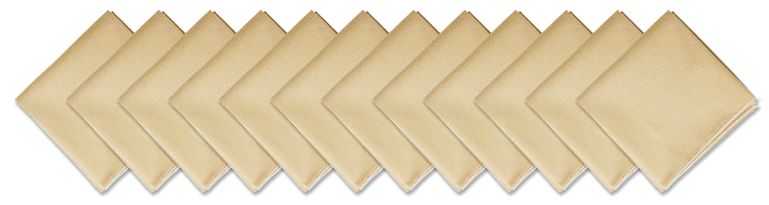 SOLID COLOR 22" BANDANNAS - 12 Pack in a row, large 22x22 cotton bandanas in solid color.