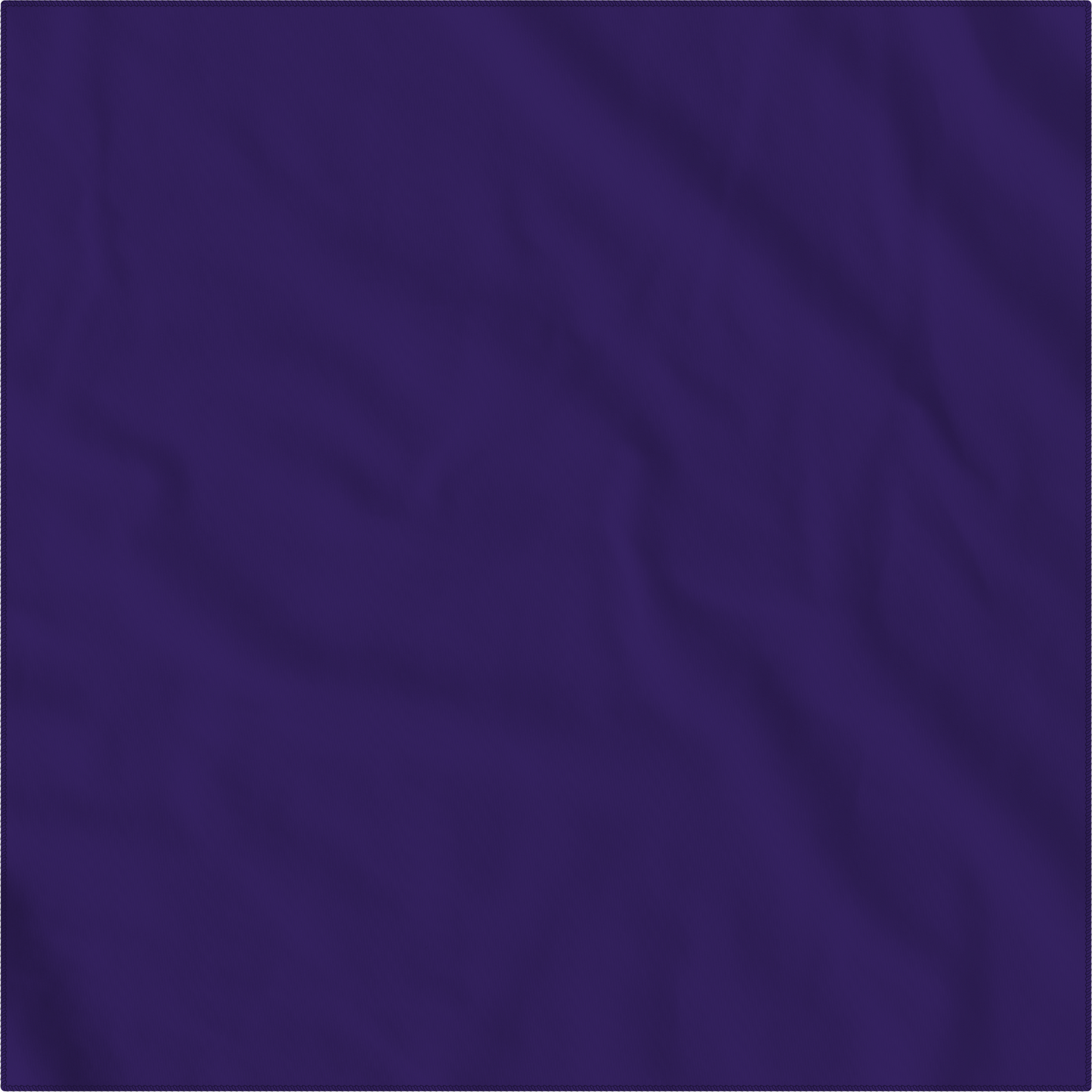Dark Purple Solid Color Bandanna 4 Pack - Cotton 22x22