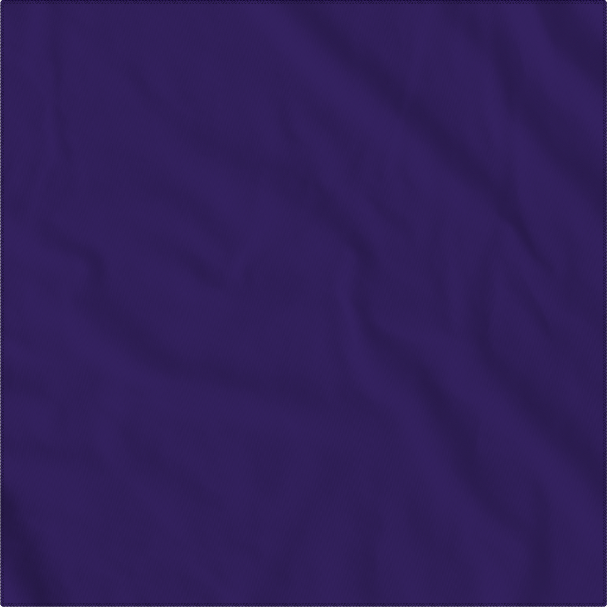 Dark Purple Solid Color Bandanna 4 Pack - Cotton 22x22