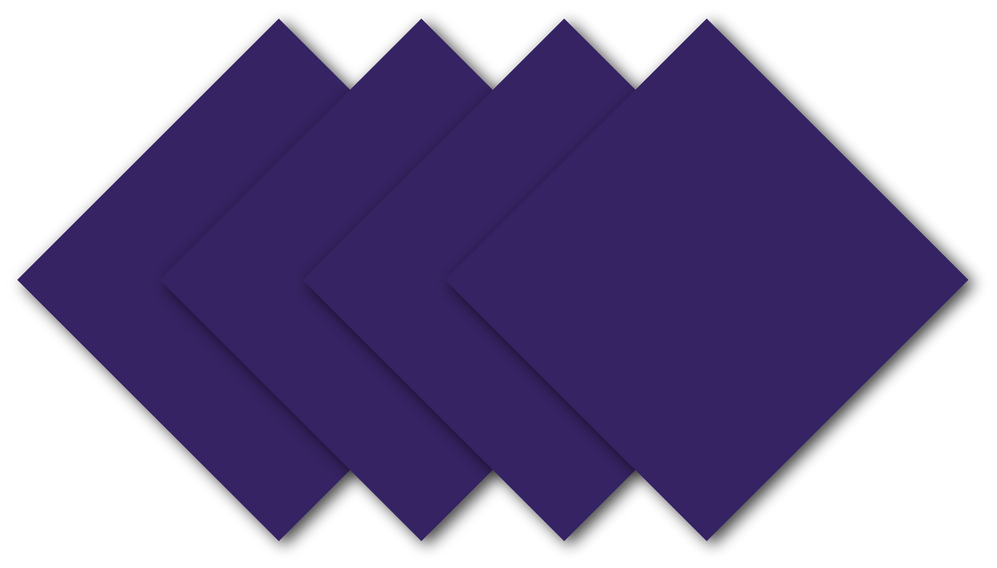 SOLID COLOR 22" BANDANNAS - 4 Pack in solid purple color, perfect for customization or use as headbands, scarves, or ties.