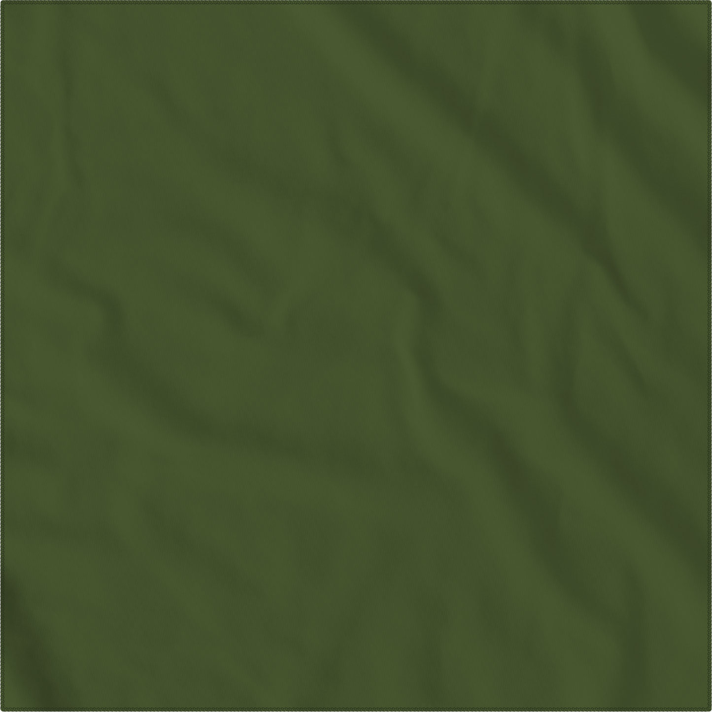 Olive Solid Color Bandanna 4 Pack - Cotton 22x22 fabric showcase