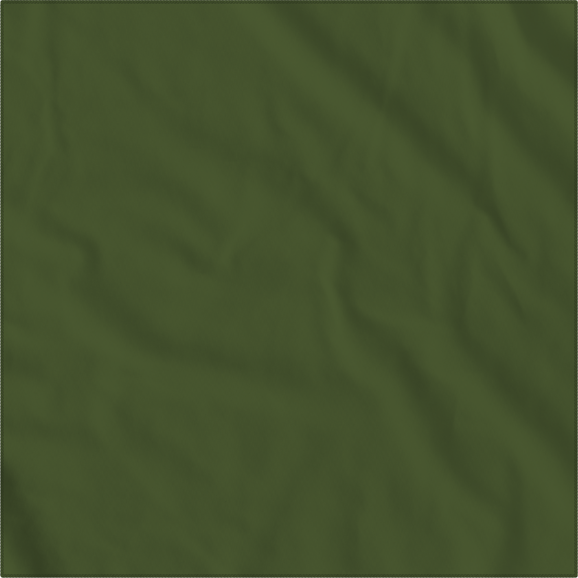 Olive Solid Color Bandanna 4 Pack - Cotton 22x22 fabric showcase