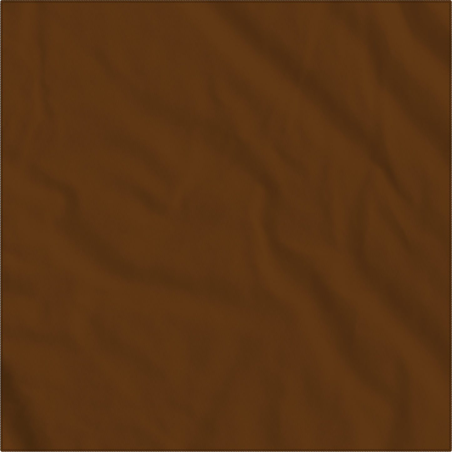 Cocoa Solid Color Bandanna 4 Pack - Cotton 22x22, large square bandanna, 100% cotton, USA made, blank solid design, versatile accessory