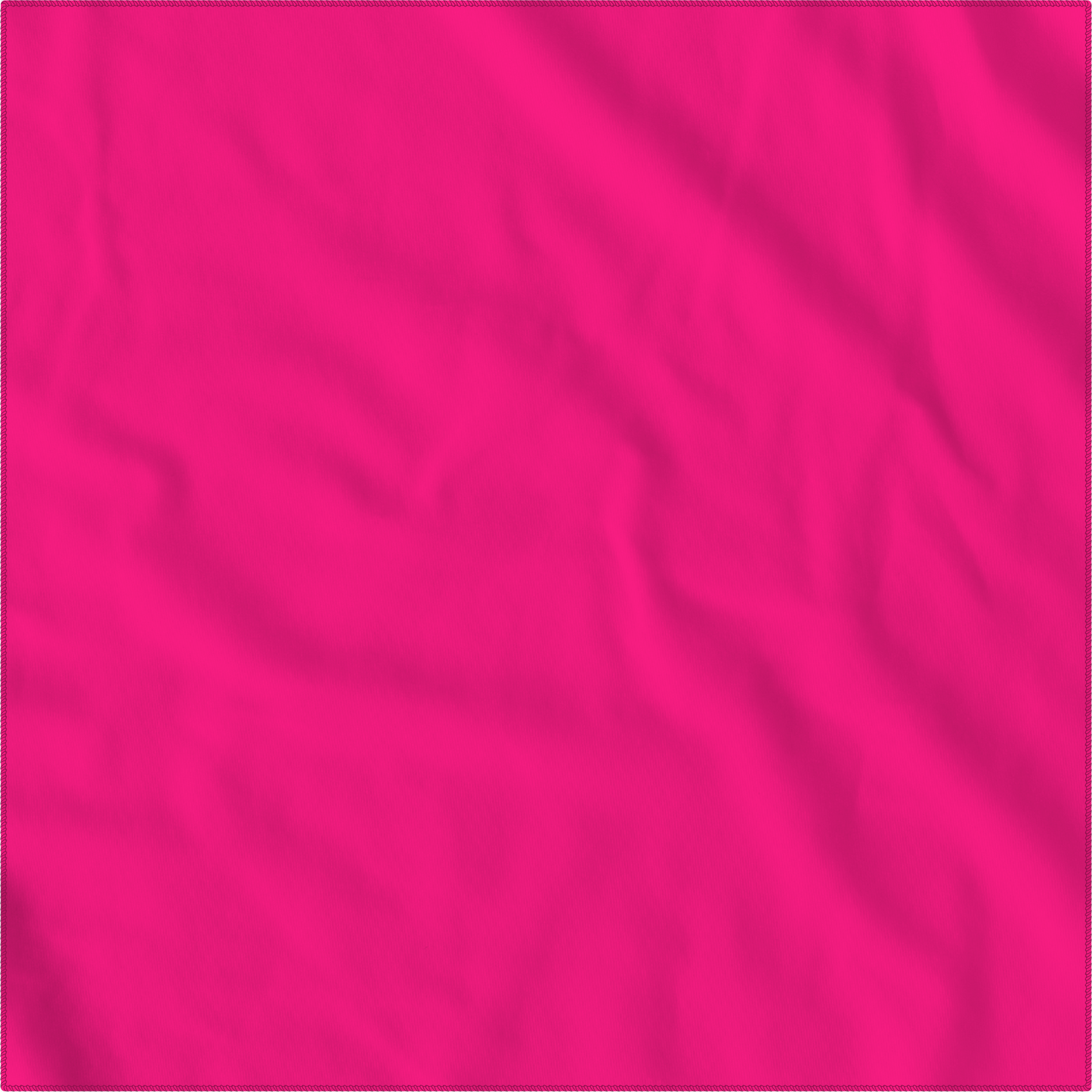 Hot Pink Solid Color Bandanna 12 Pack - Cotton 22x22