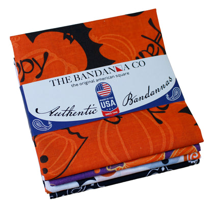 Boo Crew Bandanna Assortment 4-Pack - Made In The USA