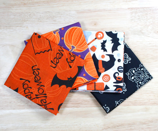 Boo Crew Bandanna Assortment 4-Pack - Made In The USA