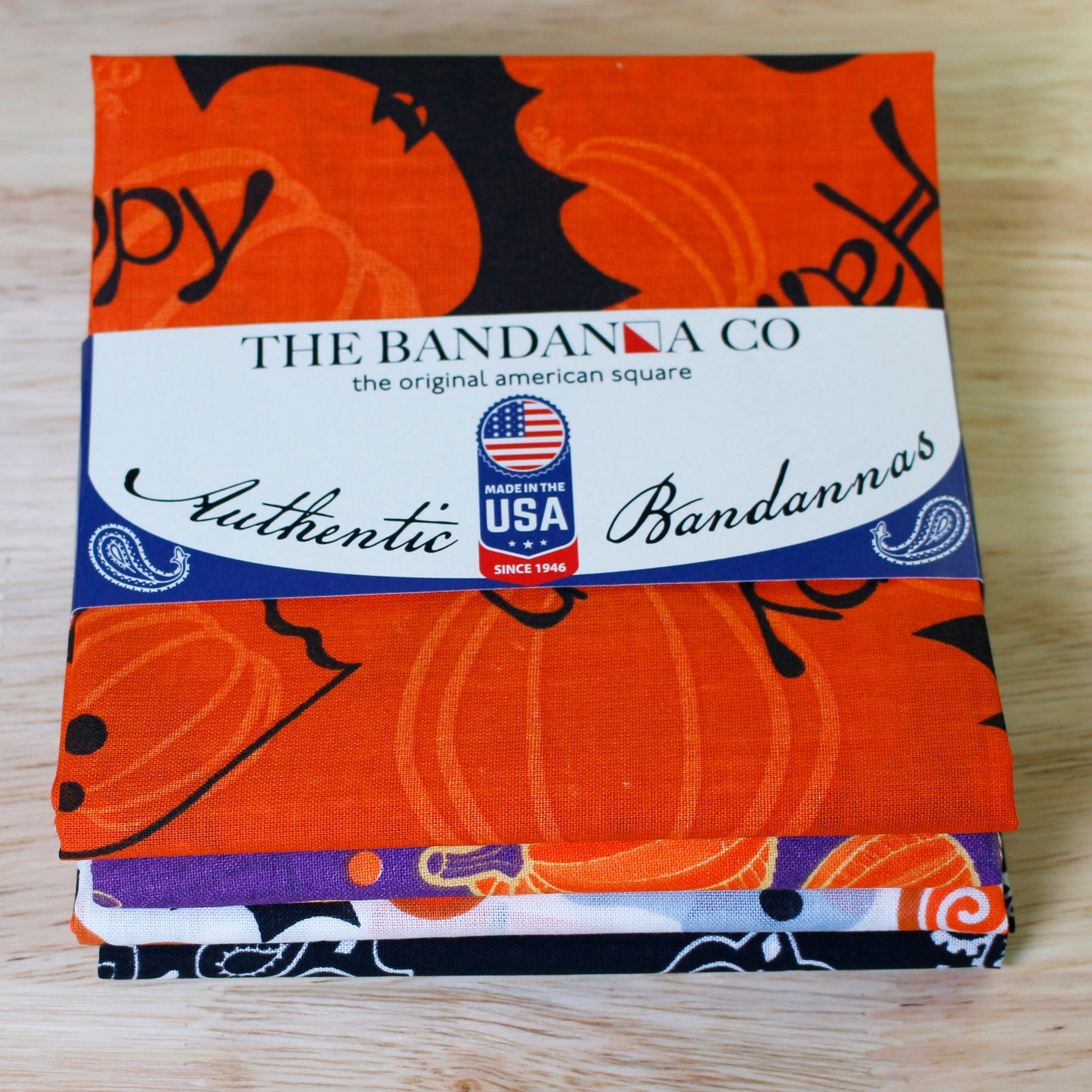 Boo Crew Bandanna Assortment 4-Pack - Made In The USA