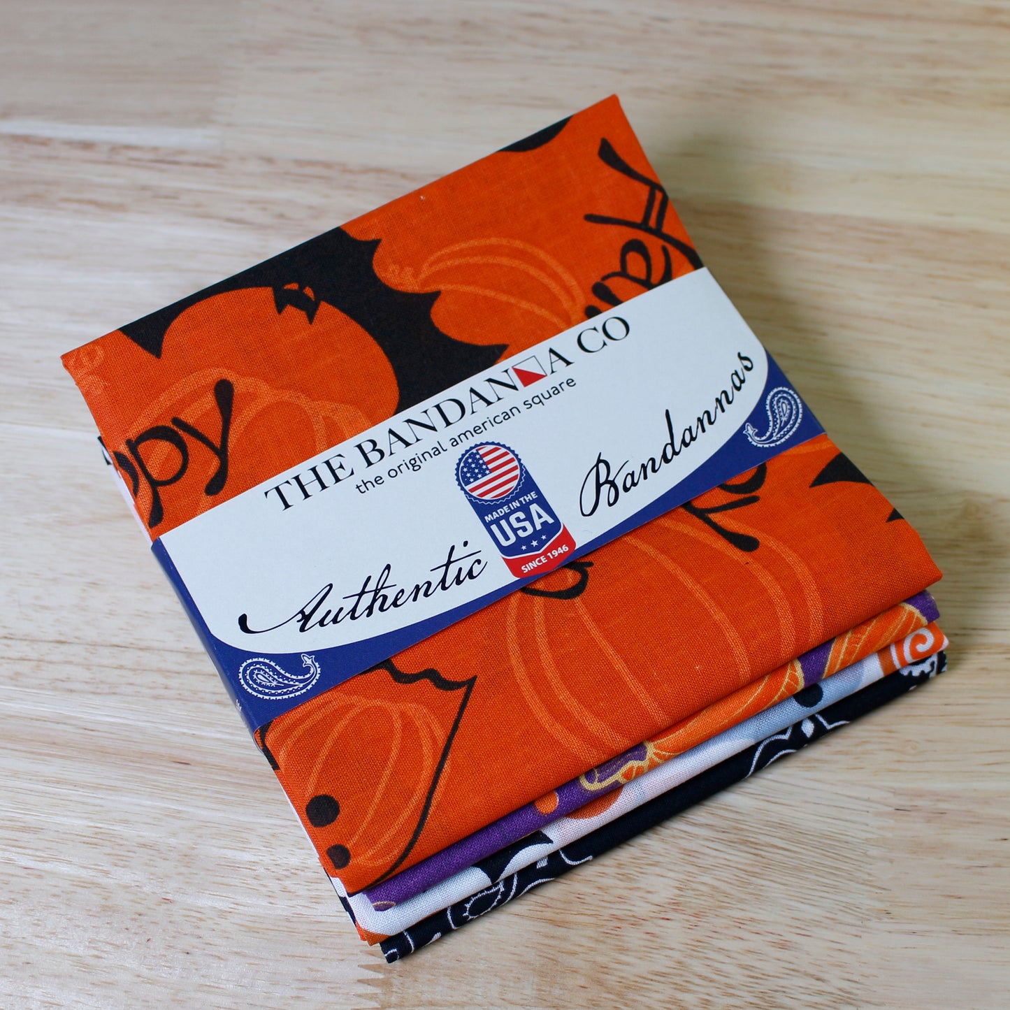 Boo Crew Bandanna Assortment 4-Pack - Made In The USA