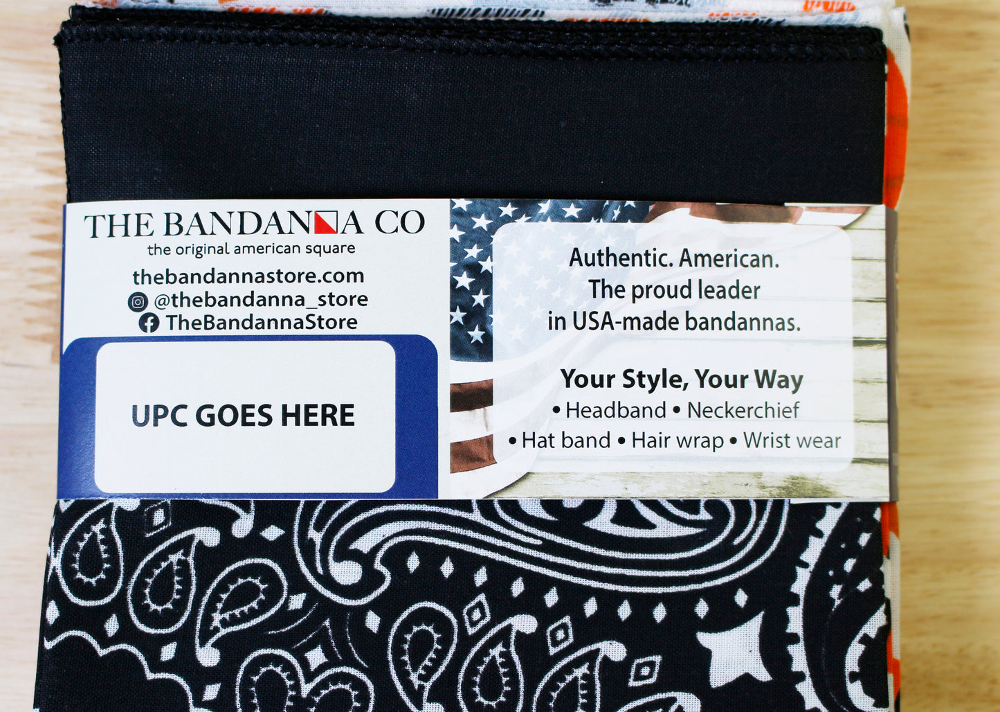 Boo Crew Bandanna Assortment 4-Pack - Made In The USA