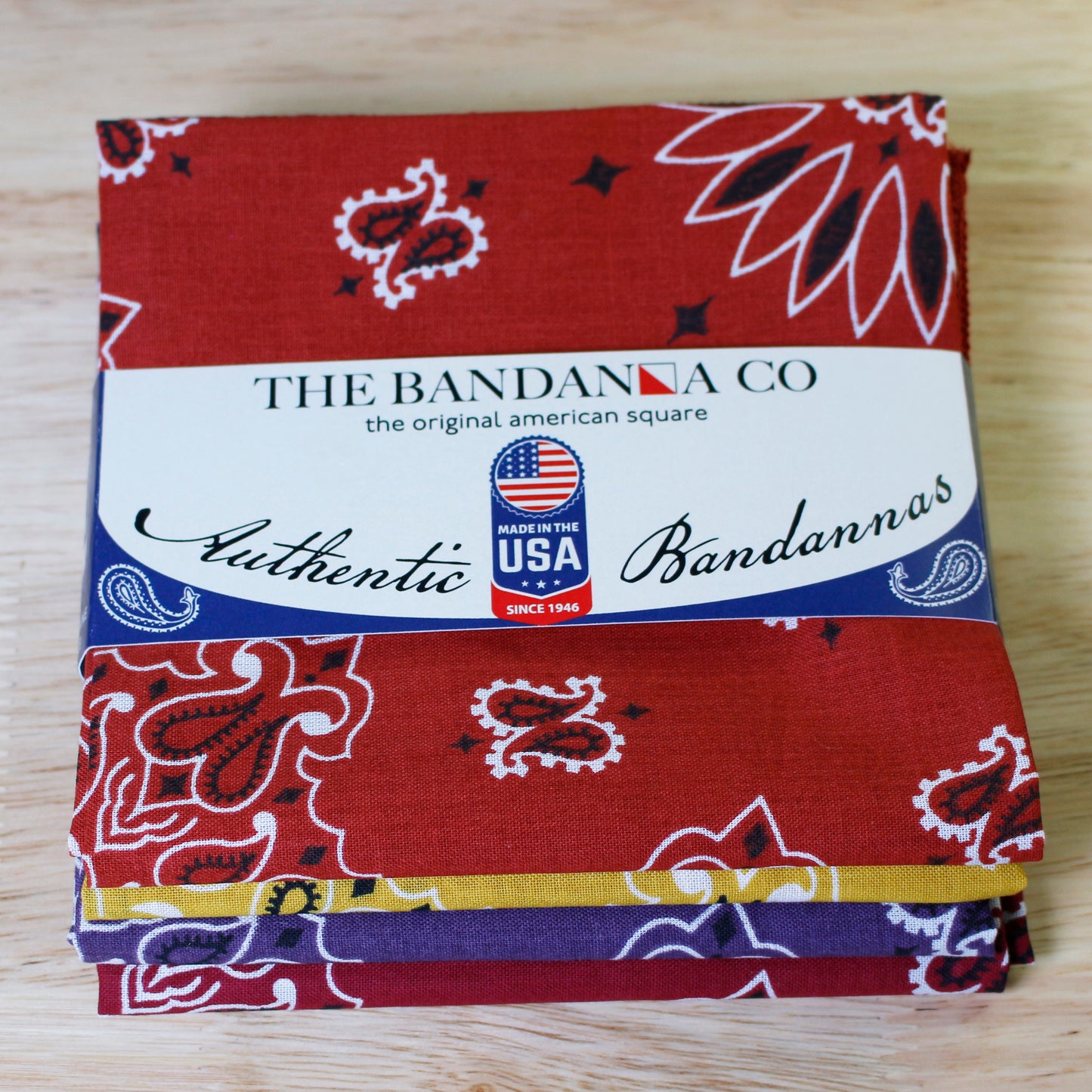 Gather Bandanna Assortment 4-Pack - Made In The USA