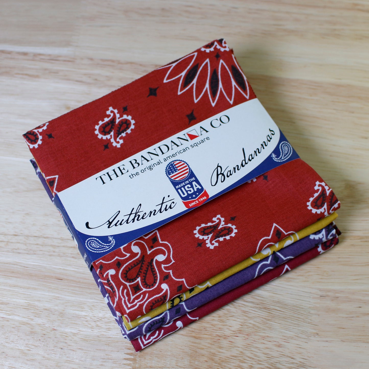 Gather Bandanna Assortment 4-Pack - Made In The USA