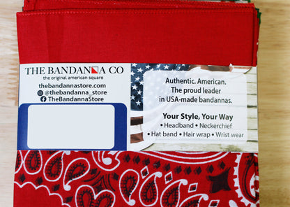 Gather Bandanna Assortment 4-Pack - Made In The USA