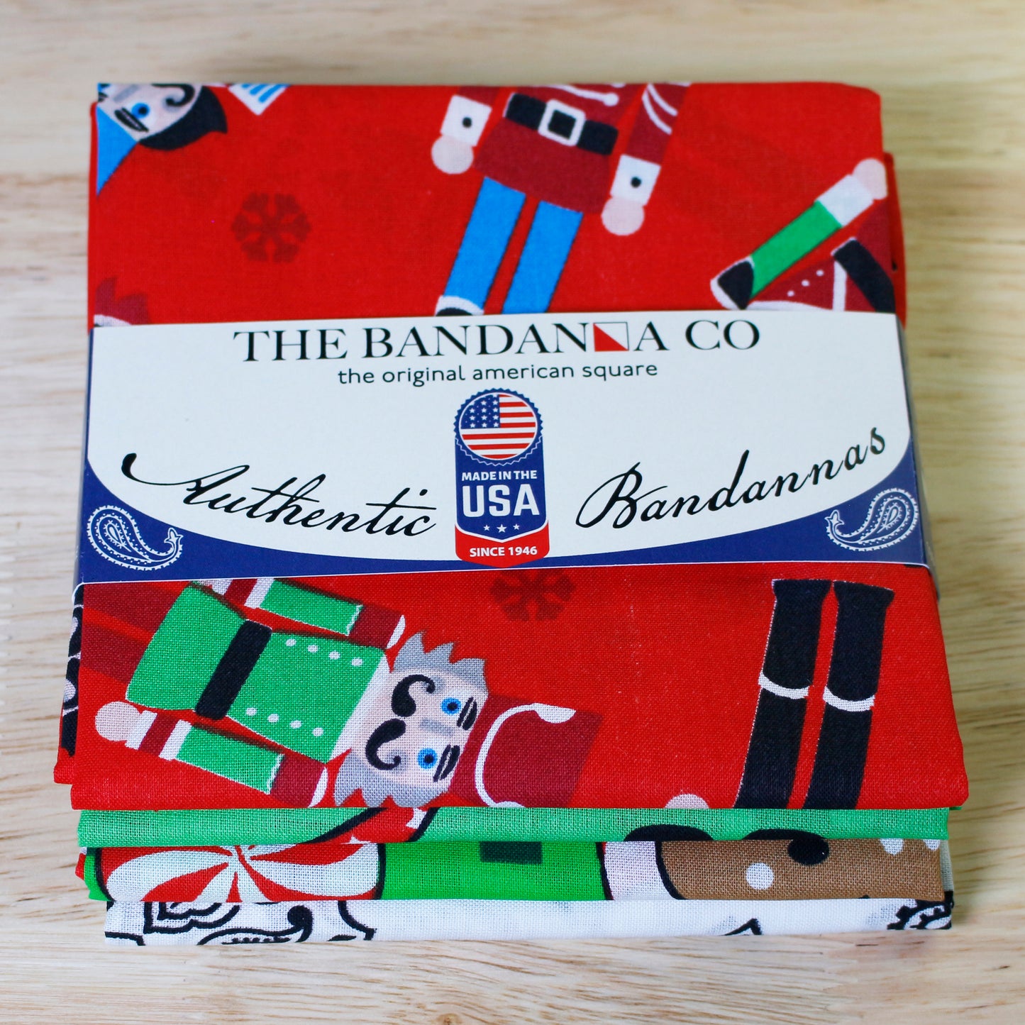 Holiday Magic Bandanna Assortment 4-Pack - Made In The USA