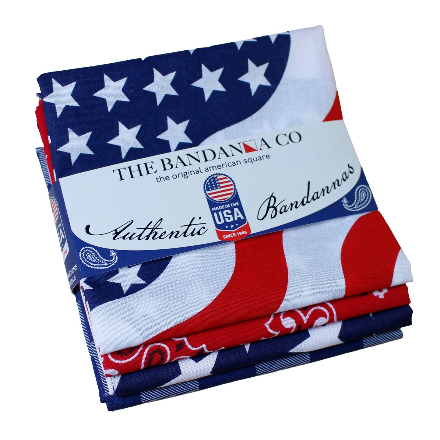 Independence Bandanna Assortment 4-Pack - Made In The USA
