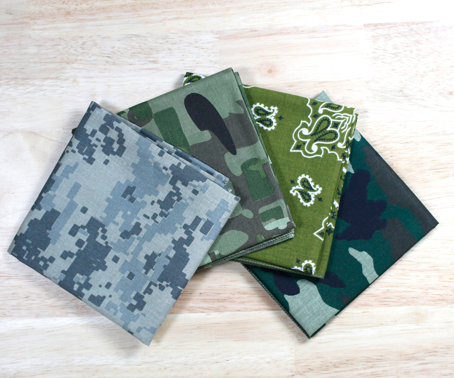 Operation Camo Bandanna Assortment 4-Pack - Made In The USA