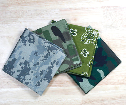 Operation Camo Bandanna Assortment 4-Pack - Made In The USA