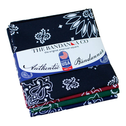 The Ridge Bandanna Assortment 4-Pack - Made In The USA