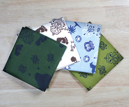 Wildwood Bandanna Assortment 4-Pack - Made In The USA