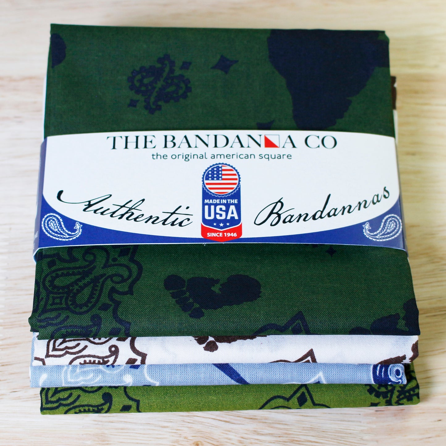 Wildwood Bandanna Assortment 4-Pack - Made In The USA