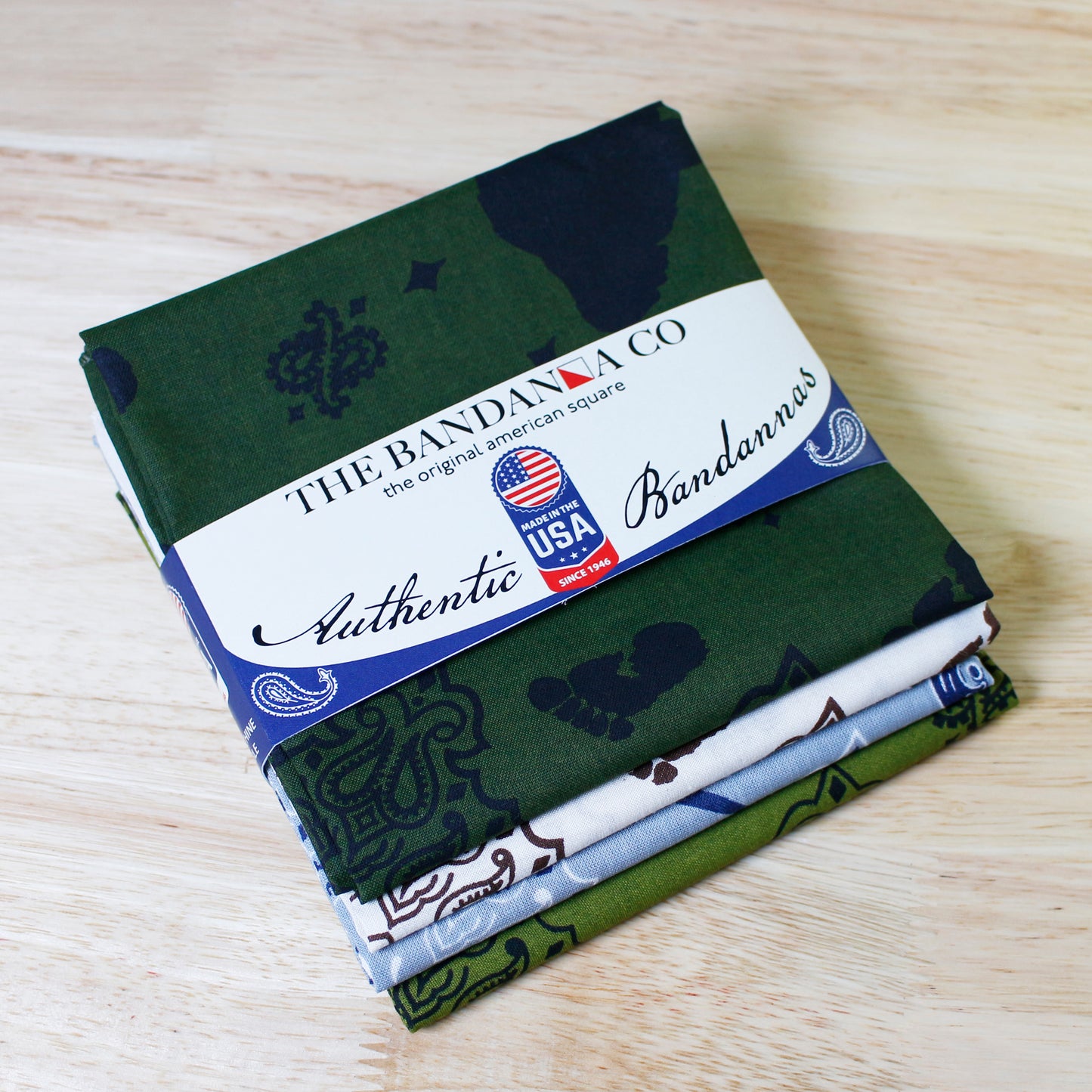 Wildwood Bandanna Assortment 4-Pack - Made In The USA