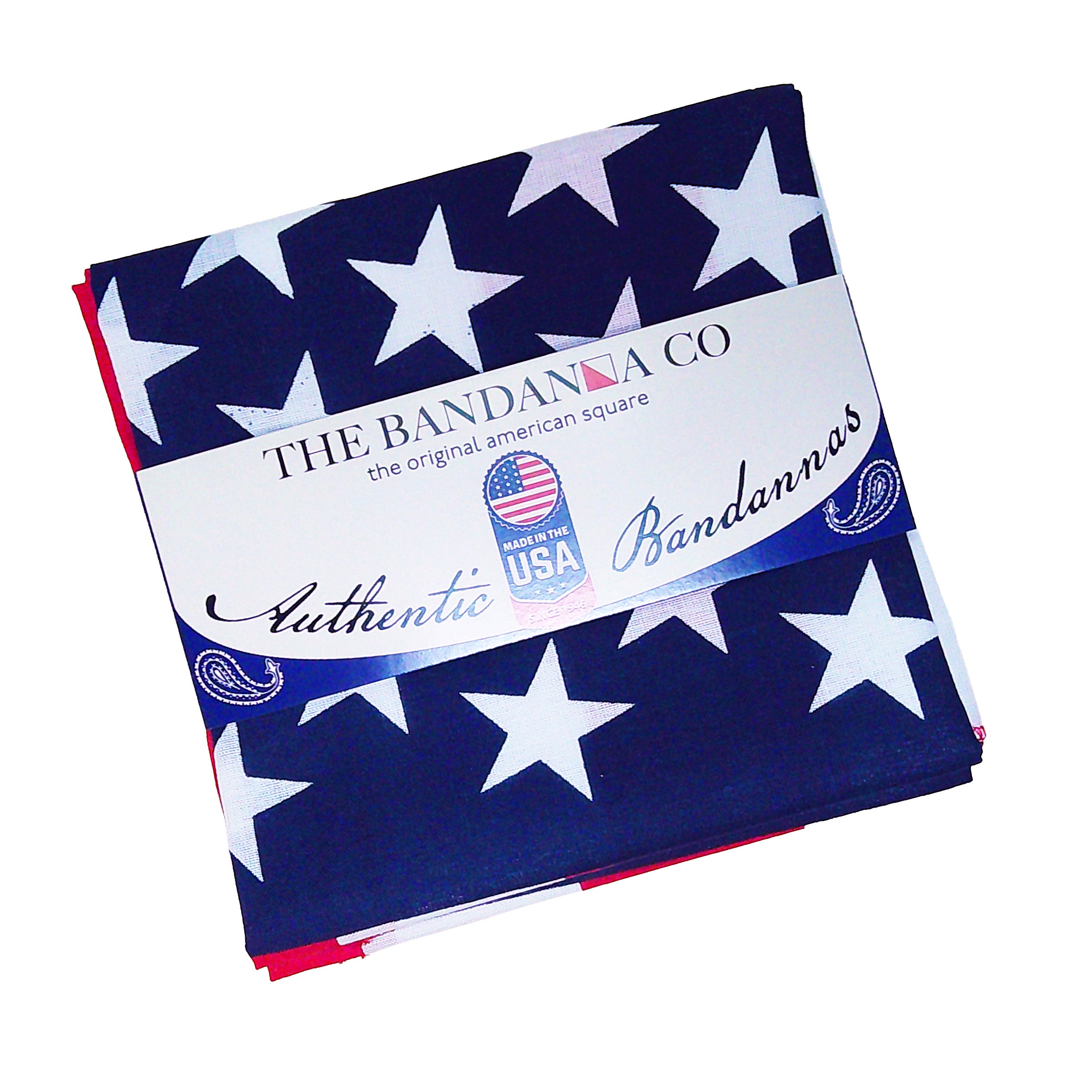 American Flag Bandanna - 4-Pack - Made In The USA
