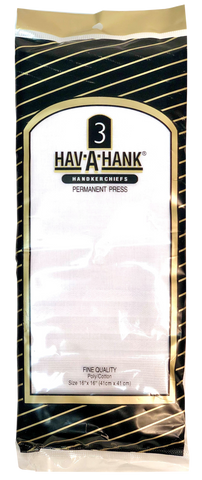 hav-a-hank handkerchiefs HAV-A-HANK 3 PACK PERMA PRESS CORD  HANDKERCHIEFS