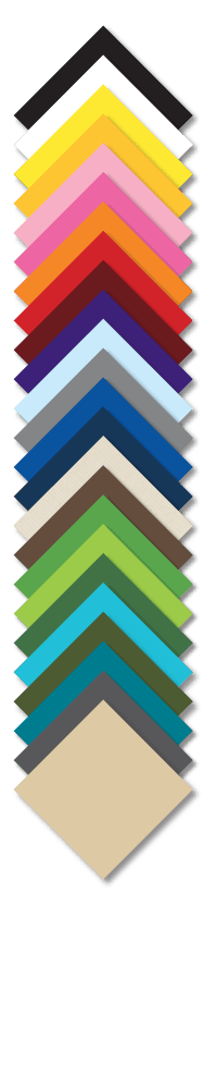 SOLID COLOR 22" BANDANNAS - 12 Pack color swatches showing various solid colors for bandanas.