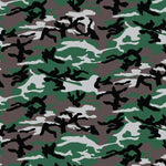 tri colored green camouflage bandanna