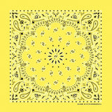 yellow paisley bandana bandanna