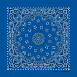 HAV-A-HANK  royal blue paisley bandana bandanna