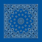 HAV-A-HANK  royal blue paisley bandana bandanna