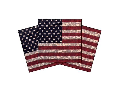 US FLAG PATRIOTIC CAMOUFLAGE BANDANNA 3 pack - The Bandanna Store